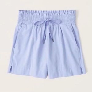 Abercrombie & Fitch Light Blue High Waist Shorts